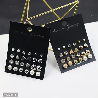 Stylish Alloy Studs Earrings For Women-thumb2