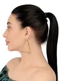 Vembley Gold Your Highness Drop Earring-thumb3