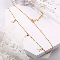 Vembley Single Layered Star Charms Choker Necklace For Girls And Women-thumb1