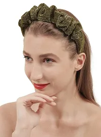 Vembley Green Plastic Starry Night Hairband-thumb4