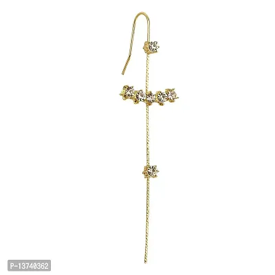 Vembley Glamorous Gold Plated Studed Earcuff for Women