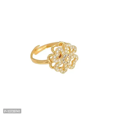 Stylish Gold Classic Rings For Women