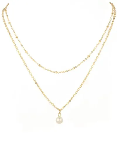 Gorgeous Golden Alloy Layered Necklace