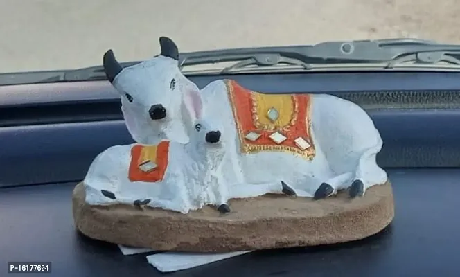 Cow  Car Showpiece