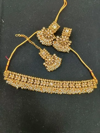 Kundan Bridal Choker Jewellery Set