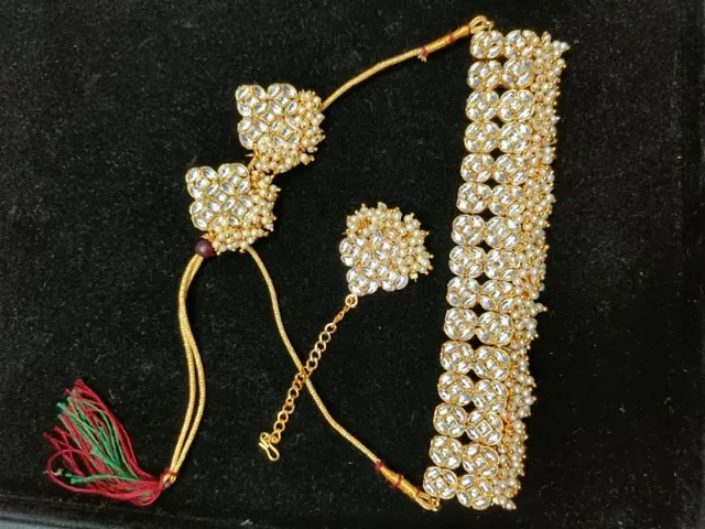 Kundan Bridal Choker Jewellery Set