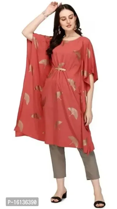 Stylish Fancy Rayon Kaftan Kurti For Women-thumb0