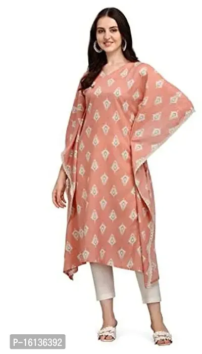 Stylish Fancy Rayon Kaftan Kurti For Women-thumb0