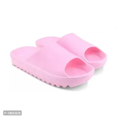 VEAZLOO Lightweight casual Flip Flop  Slider for Womens/Girls ( Pink )-thumb0
