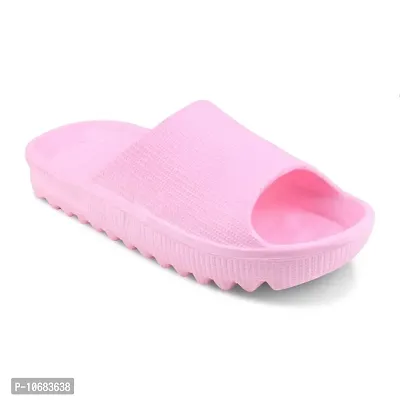 VEAZLOO Lightweight casual Flip Flop  Slider for Womens/Girls ( Pink )-thumb5