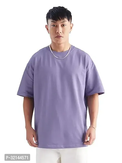 Stylish Polyester Solid Tshirt for Men-thumb0