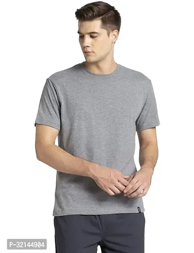 Stylish Polyester Solid Tshirt for Men-thumb0