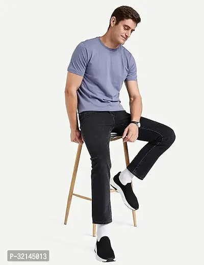 Stylish Polyester Solid Tshirt for Men-thumb0