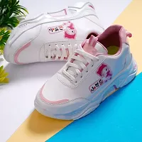 Charming Pink  White Women's Sneaker-thumb1