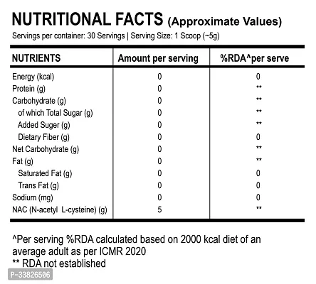 Thepureology 100% Pure Nac,150gm N-Acetyl L-Cysteine 5000 Mg-thumb3