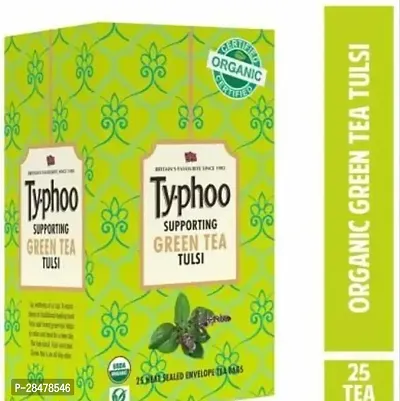 Supporting Green Tulsi Flavor Certified Organic Tea, 25pcs