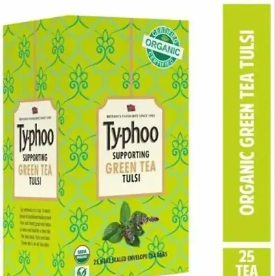 Supporting Green Tulsi Flavor Certified Organic Tea, 25pcs