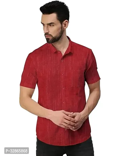 Reliable Cotton Blend Casual Shirts For Men-thumb0