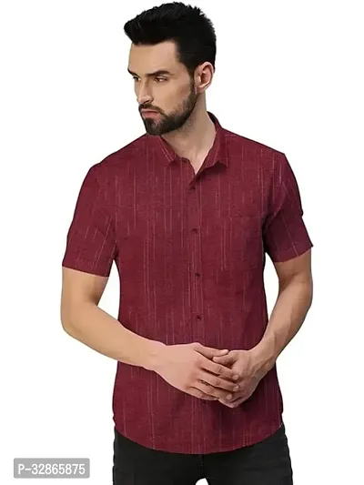 Reliable Cotton Blend Casual Shirts For Men-thumb0