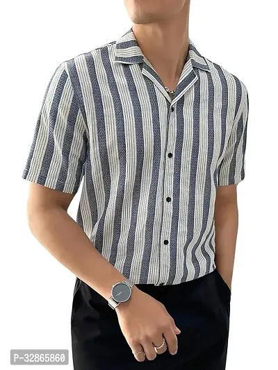 Reliable Cotton Blend Casual Shirts For Men-thumb0