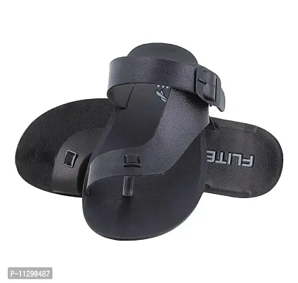 Flite Pu Men's Black Slipper-8 UK (PUGN42G)-thumb2