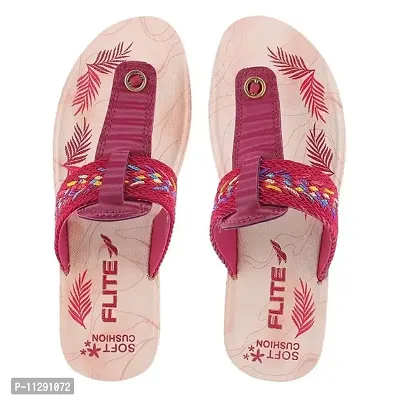 FLITE Women's Slippers, Maroon, 4 Uk-thumb0