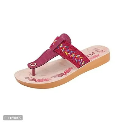 FLITE Women's Slippers, Maroon, 4 Uk-thumb3