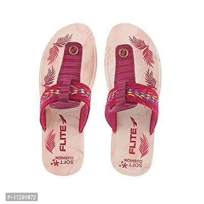 FLITE Women's Slippers, Maroon, 4 Uk-thumb2