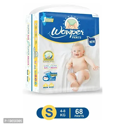 1 Wowper Small Diaper Pants 68 Pcs For Baby-thumb0