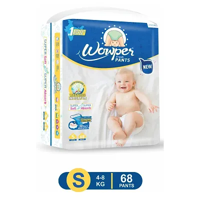 1 Wowper Small Diaper Pants 68 Pcs For Baby