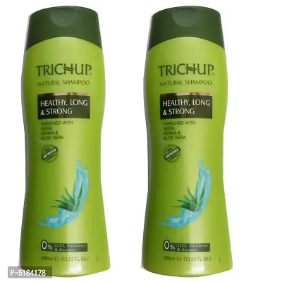 Trichup natural shampoo (400ml) (enriched with neem , henna  aloevera )-thumb0