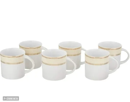 Trending Elegant White Tea Cup Set (6 Pack)-thumb0
