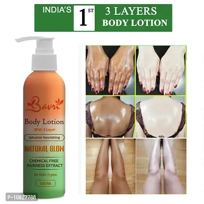 Body Lotion With 3 Layer , Natural Glow (100 ml)-thumb0