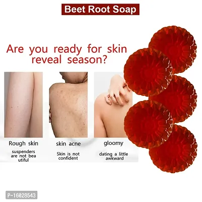 Beet Root Soap 5pcs-thumb0