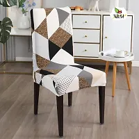 Stylish Stretchable Elastic Dining Chair Cover Pack of 6-thumb3