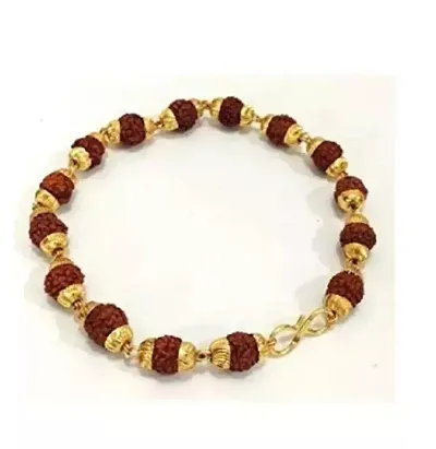 Plated Rudraksha Bracelet