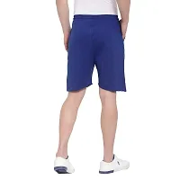 Pause Blue Solid Regular Fit Knee Length Men's Nylon Short (PATR1433-RBLU-L)-thumb4
