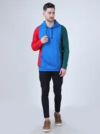 PAUSE Sport Fleece Material Regular Fit Full Sleeves Hooded Neck Multicolor Solid Winter Wear Casual Jacket Sweatshirt Hoodie for Men  Boys (NPS_PAST1311-MLT)-thumb1