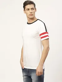 PAUSE Sport Regular fit Solid Men's Round Neck Half Sleeve Pure Cotton T Shirts for Men & Boy's (White NPS_PACT1036-WHT-XXL)-thumb3