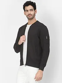 PAUSE Sport Cotton Bomber Jacket for Men's, Jacket for Boy's, Attractive Full Sleeves Mens Jacket, Winter Jackets for Men, Boys & Adults, (Black PAJKT1499-BLK_S)-thumb2