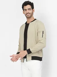 PAUSE Sport Cotton Bomber Jacket for Men's, Jacket for Boy's, Attractive Full Sleeves Mens Jacket, Winter Jackets for Men, Boys  Adults, Mens Jackets for Winter Wear (Silver PAJKT1499)-thumb2