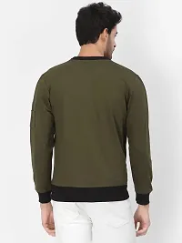 PAUSE Sport Cotton Bomber Jacket for Men's, Jacket for Boy's, Attractive Full Sleeves Mens Jacket, Winter Jackets for Men, Boys & Adults, (Green PAJKT1499-OLV_M)-thumb3