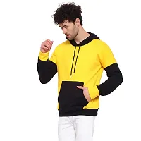 PAUSE Sport Men's Full Sleeves Regular Fit Yellow Color Round Neck Classic No Closure Sweatshirt for Casual (M_ Size)-thumb2