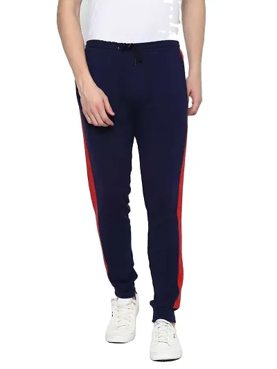 PAUSE Sport Comfortable & Stylish Jogger for Men, Pure Cotton Drawstring, Ankle Length Regular Fit Men's & Boy's Joggers and Track Pant (Red NPS_PATR1404)