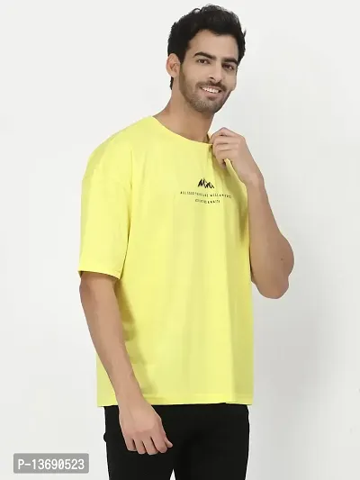 PAUSE Sport Yellow XL Regular 3/4 Sleeve Casual Men T-Shirt(PACT1539-YLW-XL)-thumb4