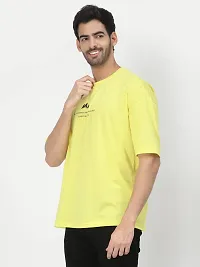 PAUSE Sport Yellow XL Regular 3/4 Sleeve Casual Men T-Shirt(PACT1539-YLW-XL)-thumb2