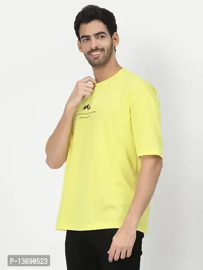 PAUSE Sport Yellow XL Regular 3/4 Sleeve Casual Men T-Shirt(PACT1539-YLW-XL)-thumb3
