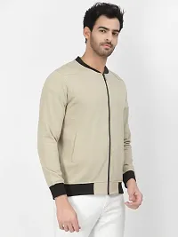 PAUSE Sport Cotton Bomber Jacket for Men's, Jacket for Boy's, Attractive Full Sleeves Mens Jacket, Winter Jackets for Men, Boys  Adults, Mens Jackets for Winter Wear (Silver PAJKT1499)-thumb3