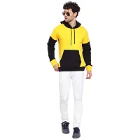 PAUSE Sport Men's Full Sleeves Regular Fit Yellow Color Round Neck Classic No Closure Sweatshirt for Casual (M_ Size)-thumb1