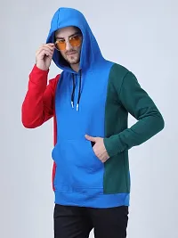 PAUSE Sport Fleece Material Regular Fit Full Sleeves Hooded Neck Multicolor Solid Winter Wear Casual Jacket Sweatshirt Hoodie for Men  Boys (NPS_PAST1311-MLT)-thumb2